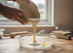 Pudin de pan al microondas: postre de aprovechamiento en 20 minutos