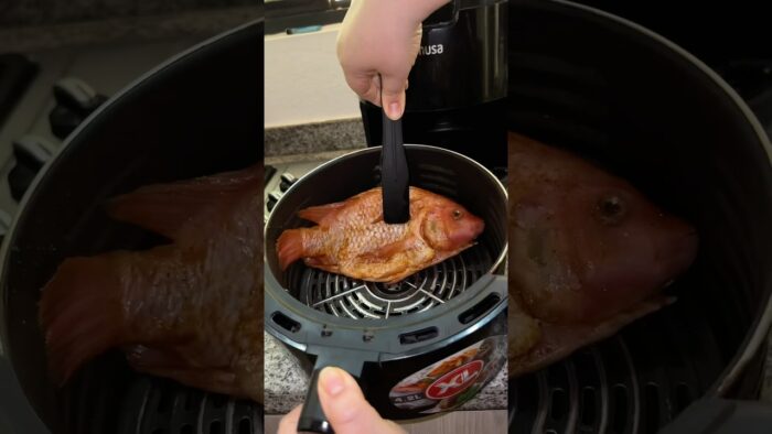 #shorts mojarra en freidora SIN ACEITES