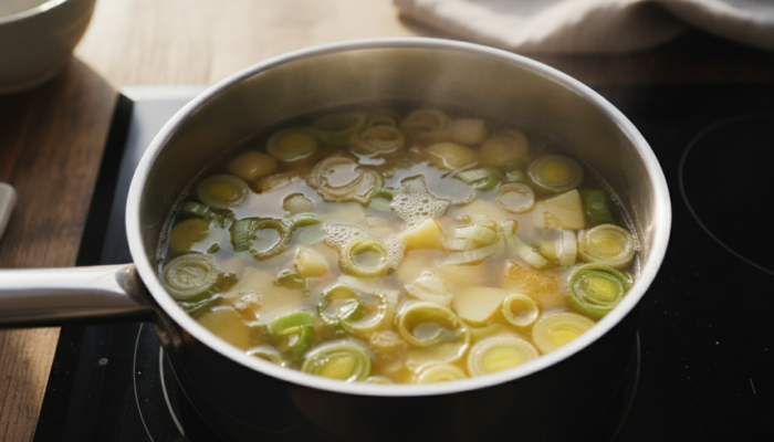 Vichyssoise: la crema fría de puerro y patata