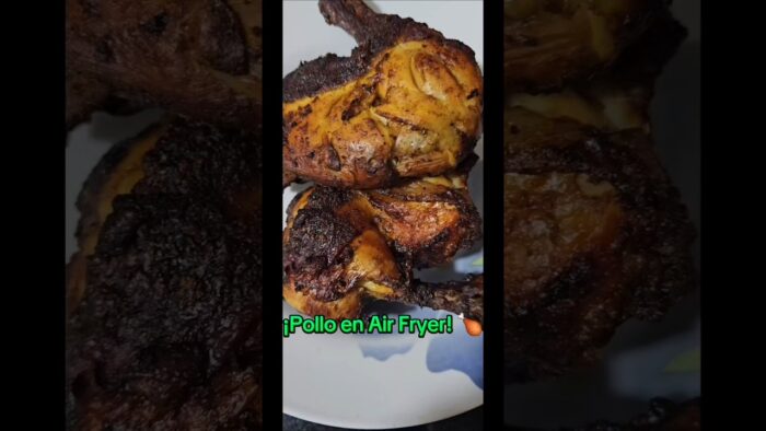 ¡Pollo en Air Fryer fácil, rápido y delicioso #YouTubeShorts #AirFryer #PolloEnAirFryer #RecetaFacil