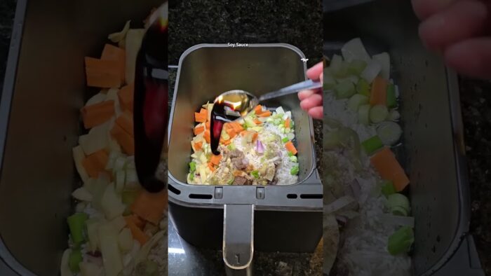 احلى رز فى ال AirFryer #food #airfryer #cooking ​#AirFryRice​#FryerRice