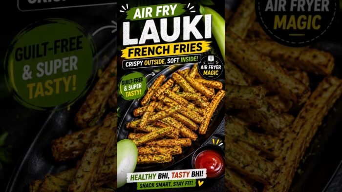​🍟 Lauki Se Banaye French Fries? 😱 Air Fryer Lauki Fries Recipe! @TheRecipeHub11