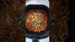 5 Min Air Fryer Kurkure Chaat Recipe 😋🔥 #shorts #recipe