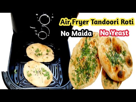 AIR FRYER Naan Bread in 10 Minutes!Air Fryer Recipe|Air fryer tandoori roti recipe|Roti in Air Fryer