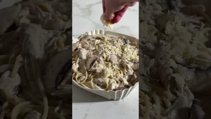 Air Fryer Chicken Tetrazzini #airfryerrecipes #recipe #food