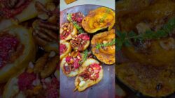 Air Fryer Cinnamon Pears & Acorn Squash | Easy Fall Recipe 🍐🍂
