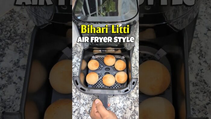 Air Fryer Litti Chokha Recipe | Healthy Bihar Special #shorts #littichokha #bihar # #biharifood