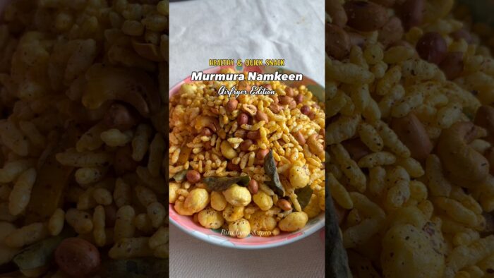 Air-Fryer Murmura Namkeen #recipe #snacks