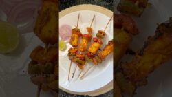 Air Fryer Paneer Tikka #shorts #yt #recipe #shortsfeed #food #easyrecipe #airfryer
