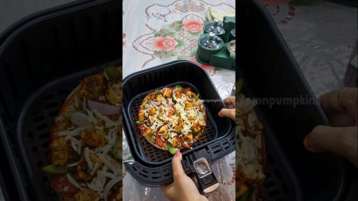Air Fryer Pizza in 10 minutes | Easy Pizza Recipe Telugu