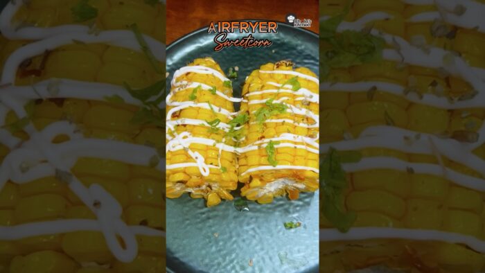 Air fryer sweet￼corn recipe | kids after school snack | ​⁠#shorts #viralvideo #food @RekhaAduge