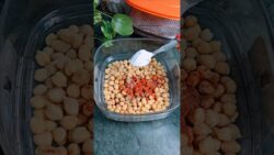 Airfried Chickpea salad 🥗#airfryerrecipes #salad #healthyfood #chickpeasalad #shorts #foodie