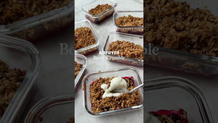 Airfryer Berry Crumble