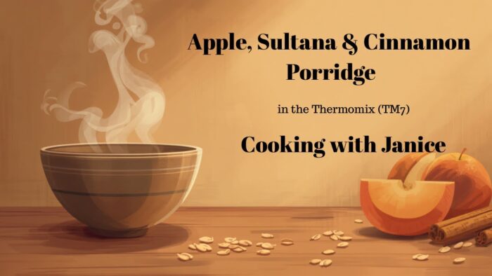 Apple & Cinnamon Oatmeal in the Thermomix – Cooking with Janice