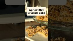 Apricot Italian Sbriciolata (healthy crumble cake with oats) #recipe #thermomix #tm7 #tm6 #tm5 #tm31