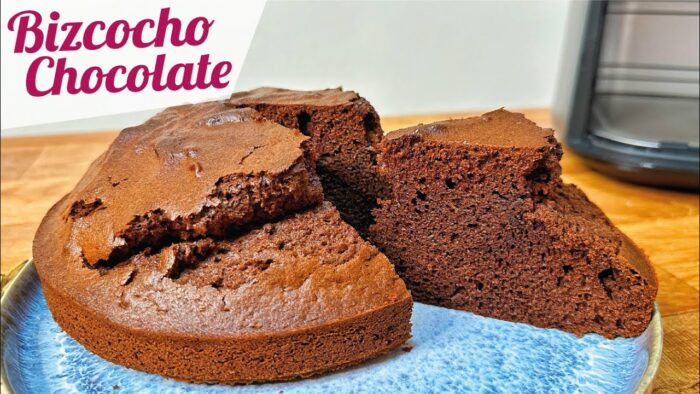 BIZCOCHO DE CHOCOLATE EN FREIDORA DE AIRE 🍫 Súper jugoso