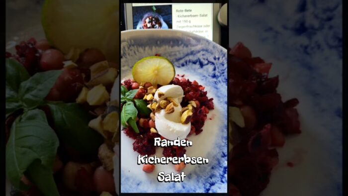 #Beetroot and #chickpea salad #salad #healthyfood #thermomix #salat #gesundessen