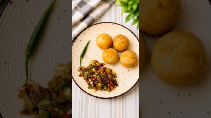 Bihari style litti chokha in air fryer
