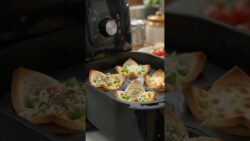 Bread pizza cup in Airfriyer😋 #shorts #food #youtubeshorts #ai #recipe#airfryerrecipes