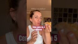 Cena sana en 5 minutos: Obleas en airfryer. #shortsrecetas