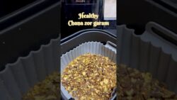 Chana Zor Garam in Air Fryer | Healthy Snack 😋 #airfryerrecipes #healthy
