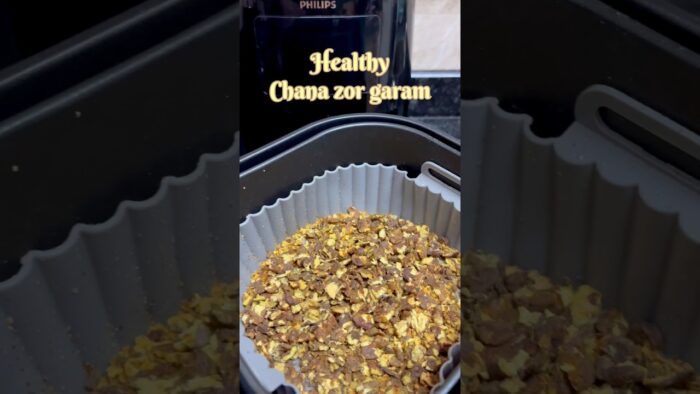 Chana Zor Garam in Air Fryer | Healthy Snack 😋 #airfryerrecipes #healthy