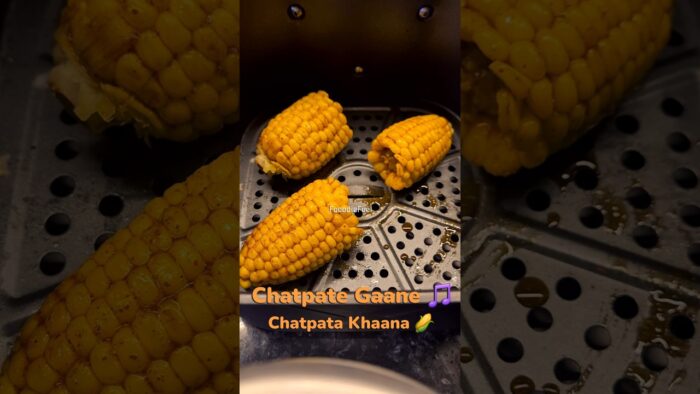 Chatpata Airfryer Butta 🌽 #airfryer #airfryerrecipes #cornrecipe #roastedcorn #viral #cornlovers