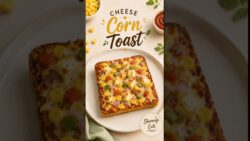Cheese Corn Toast Recipe | Crispy & Cheesy Paneer Corn Toast | Easy Air Fryer Snack.   #shorts