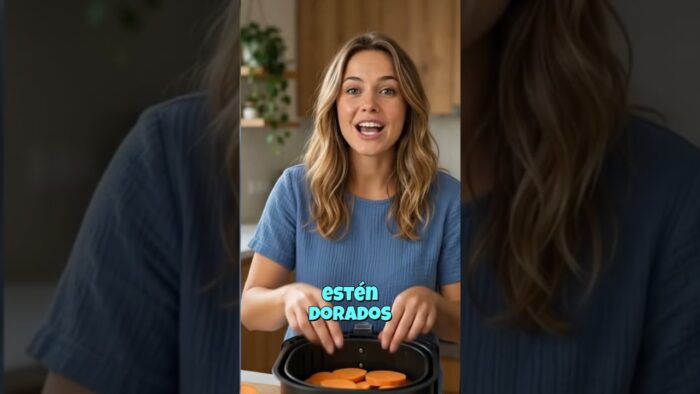 🍠 Chips de camote crujientes | Snack fácil en freidora de aire #bienestar #alimentossanos #recetas
