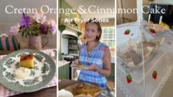 Cretan Orange Cake in the Air Fryer (Recipe from Our Holiday)