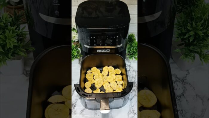 Crispy Banana Chips in Air Fryer – Just a Brush of Oil! Healthy & Crunchy Snack
