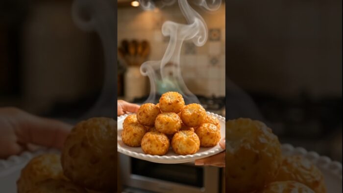 🥔🧀 Crispy Cheesy Potato Bites | Air Fryer Recipe #shorts #youtubeshorts