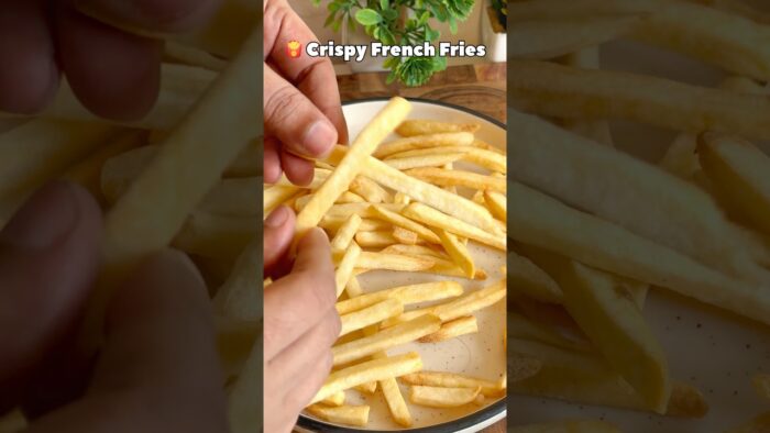 Crispy French Fries in Air Fryer | Easy Homemade French Fries Recipe Perfect Crispy Fries 🍟 #shorts