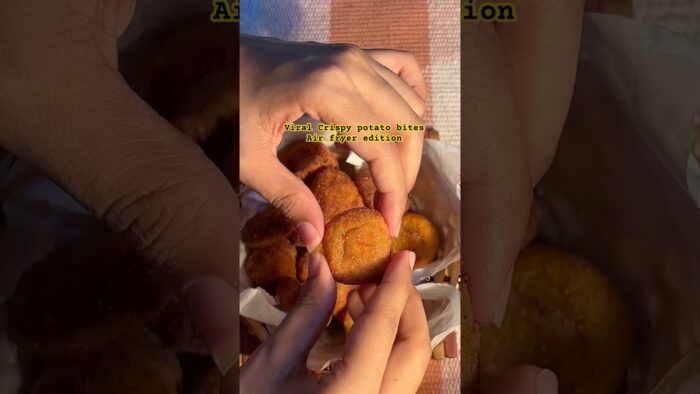 Crispy potato bites #airfryerrecipes #food #viral #trending #viralvideo # #recipe #easyrecipe #reel