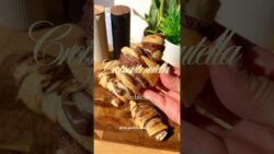 Croissant nutella 🥐🍫 2 ingredientes #croissant #airfryer #recetasfaciles #postres