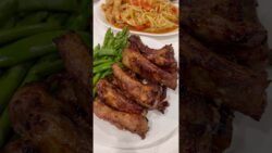 Easy Air Fryer Korean BBQ Ribs 🍖