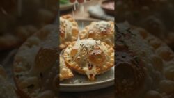 Easy crispy pepperoni pizza pockets: air fryer recipe #PizzaPockets