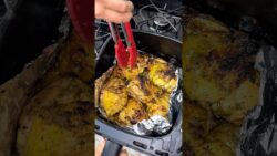El pollo más jugoso en freidora de aire #recetas #food #cocina #freidoradeaire #pollo