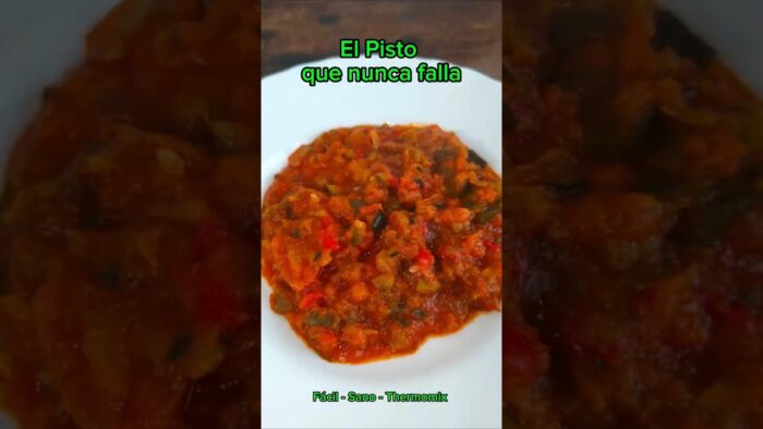 Este es el pisto de verduras que nunca falla en Thermomix 🍅🥕
