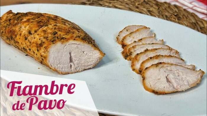 Fiambre de pavo casero en freidora de aire 🦃 fácil y saludable