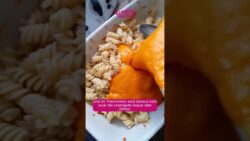 Frischkäse Pasta aus dem Thermomix® 😍 Cremige Frischkäsesauce mit Ofengemüse