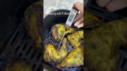 🌿 Hariyali Chicken | Air Fryer Green Chicken 🍗💚 | easy recipe #homemadefood #foodie #cooking