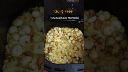 ✨🥣 Healthy Poha Makhana Namkeen | Air Fryer Recipe 😍 #pohanamkeen #airfryerrecipes @desiairkitchen