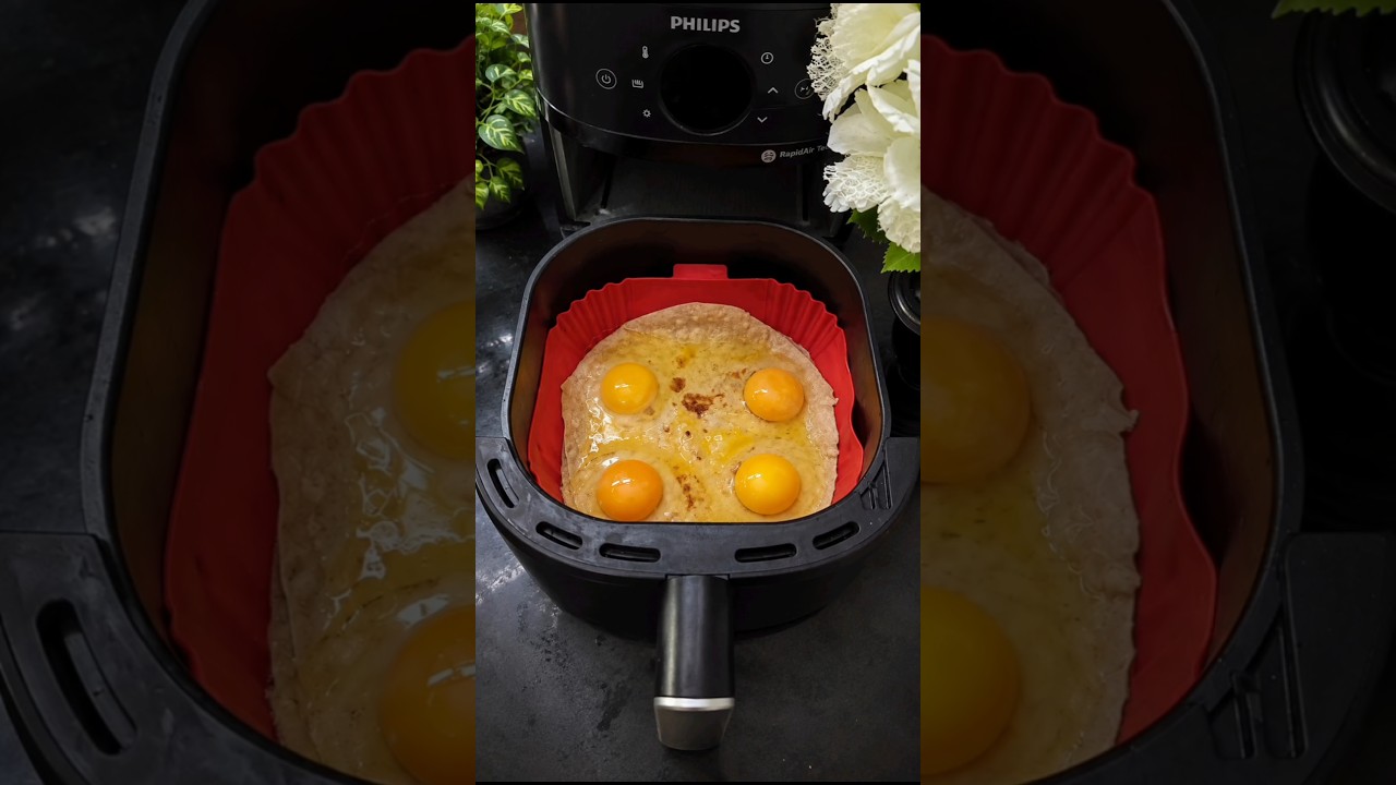 High Protein Breakfast Recipe in Air Fryer #shorts #viralshorts #trending #youtubeshorts #ytshorts