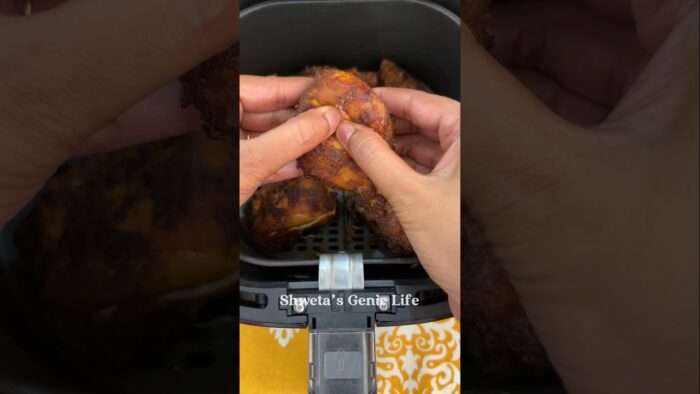 High Protein Chettinad Chicken Fry Recipe in Air Fryer🤤#shorts #viral #trending #ytshorts #youtube