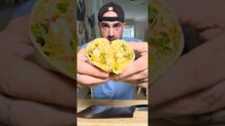 High-Protein Crispy Chicken Taco Wrap | Easy Air Fryer Recipe #highprotein #cooking