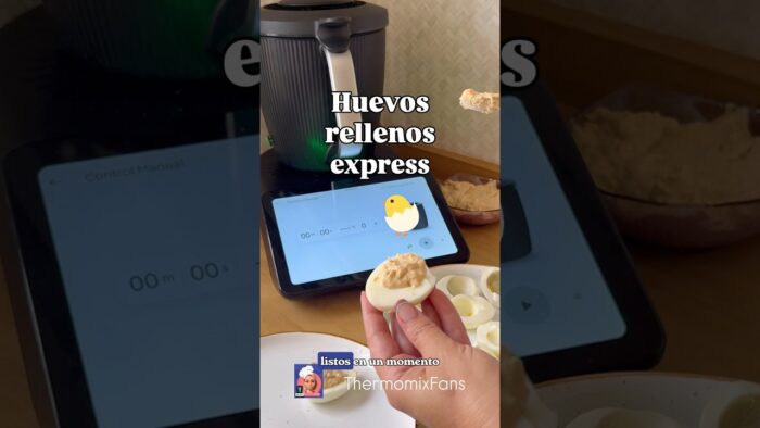 Huevos rellenos Express con Thermomix! Súper fáciles y ricos!