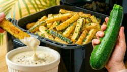 I Stopped Making Potato Fries After Trying This Zucchini Trick! Air Fryer Magic!