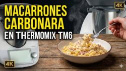 MACARRONES A LA CARBONARA en Thermomix TM6 🍝 ¡Receta Súper Cremosa y Fácil! #Thermomix #Recetas