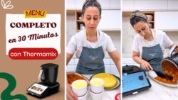 MENÚ COMPLETO 😋 3 Recetas a la vez en 30 minutos (Comida, Cena y Postre)